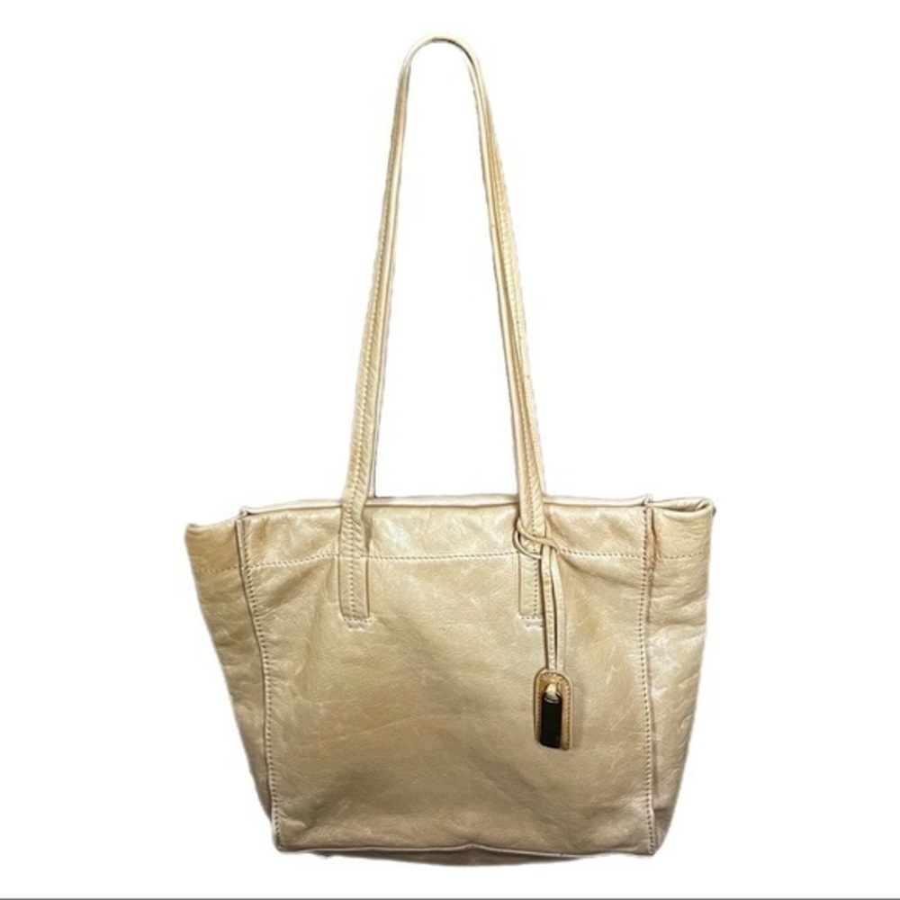 Nine West Tan Leather Shoulder Bag One Size